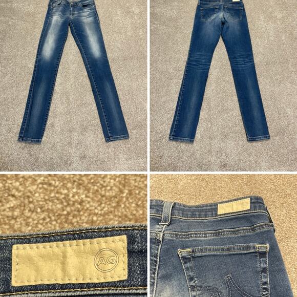 Ag Adriano goldschmied womens the legging super skinny jeans sz 26R low rise - Picture 1 of 12